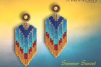 SUMMER SUNSET Earrings Tutorial