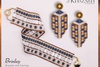 Even Peyote Bracelet Pattern with Tila's - "BRINLEY"