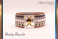 Even Peyote Bracelet Pattern with Tila's - "BRINLEY"