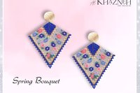 SPRING BOUQUET Kite Earrings Pattern