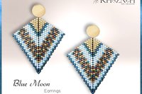 BLUE MOON Kite Earrings Pattern
