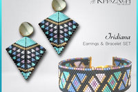 IRIDIANA - Kite Earrings & Bracelet SET