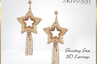 SHOOTING STAR 3D Earrings Tutorial