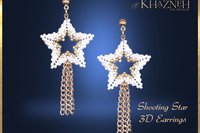 SHOOTING STAR 3D Earrings Tutorial