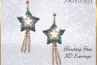 SHOOTING STAR 3D Earrings Tutorial