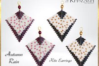 AUTUMN RAIN Kite Earrings Pattern