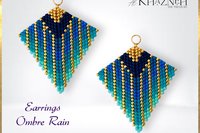OMBRE RAIN Kite Earrings Pattern