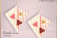 FAMILY LOVE - Kite Earrings Pattern