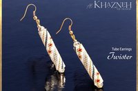 TWISTER - Even Peyote Tube Earrings Pattern