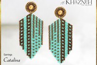 CATALINA Peyote Earrings Pattern