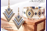 CASSANDRA Bracelet & Earrings SET