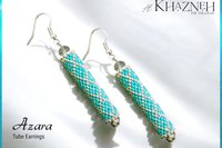 AZARA - Even Peyote Tube Earrings