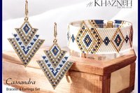 CASSANDRA Bracelet & Earrings SET
