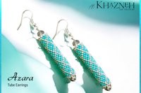 AZARA - Even Peyote Tube Earrings