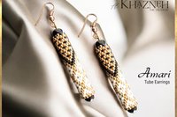 AMARI - Even Peyote Tube Earrings Pattern