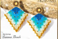 SUMMER BEACH - Kite Earrings Pattern