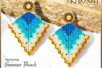 SUMMER BEACH - Kite Earrings Pattern