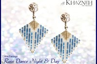 Rain Dance Night & Day - kite earrings pattern
