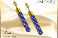AZULA - Even Peyote Tube Earrings Pattern