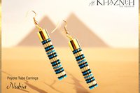 NUBIA - Even Peyote Tube Earrings Pattern