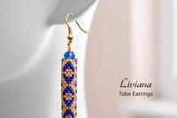 LIVIANA - Odd Peyote Tube Earrings Pattern