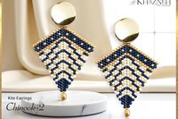 CHINOOK-2 - Peyote Stitch Kite Earrings Pattern
