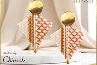 CHINOOK - Peyote Stitch, Kite Earrings Pattern