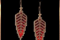 Peyote Earring Pattern "FEATHERS"