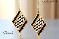 BRICK Stitch Earrings Pattern CHINOOK
