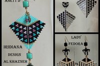IRIDIANA - Kite Earrings & Bracelet SET