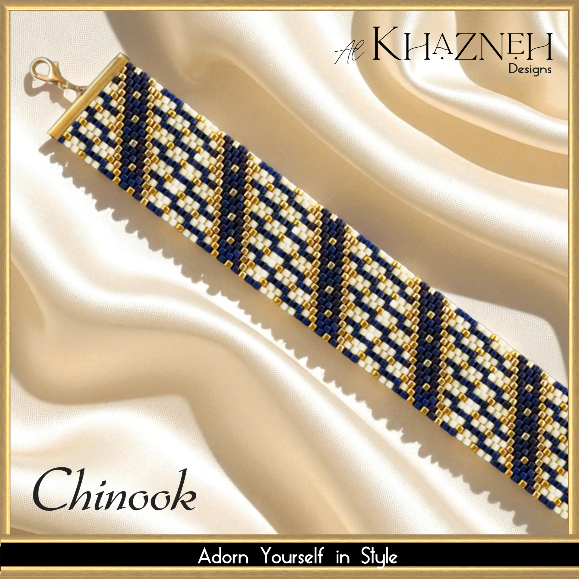 CHINOOK - Even Peyote Bracelet Pattern