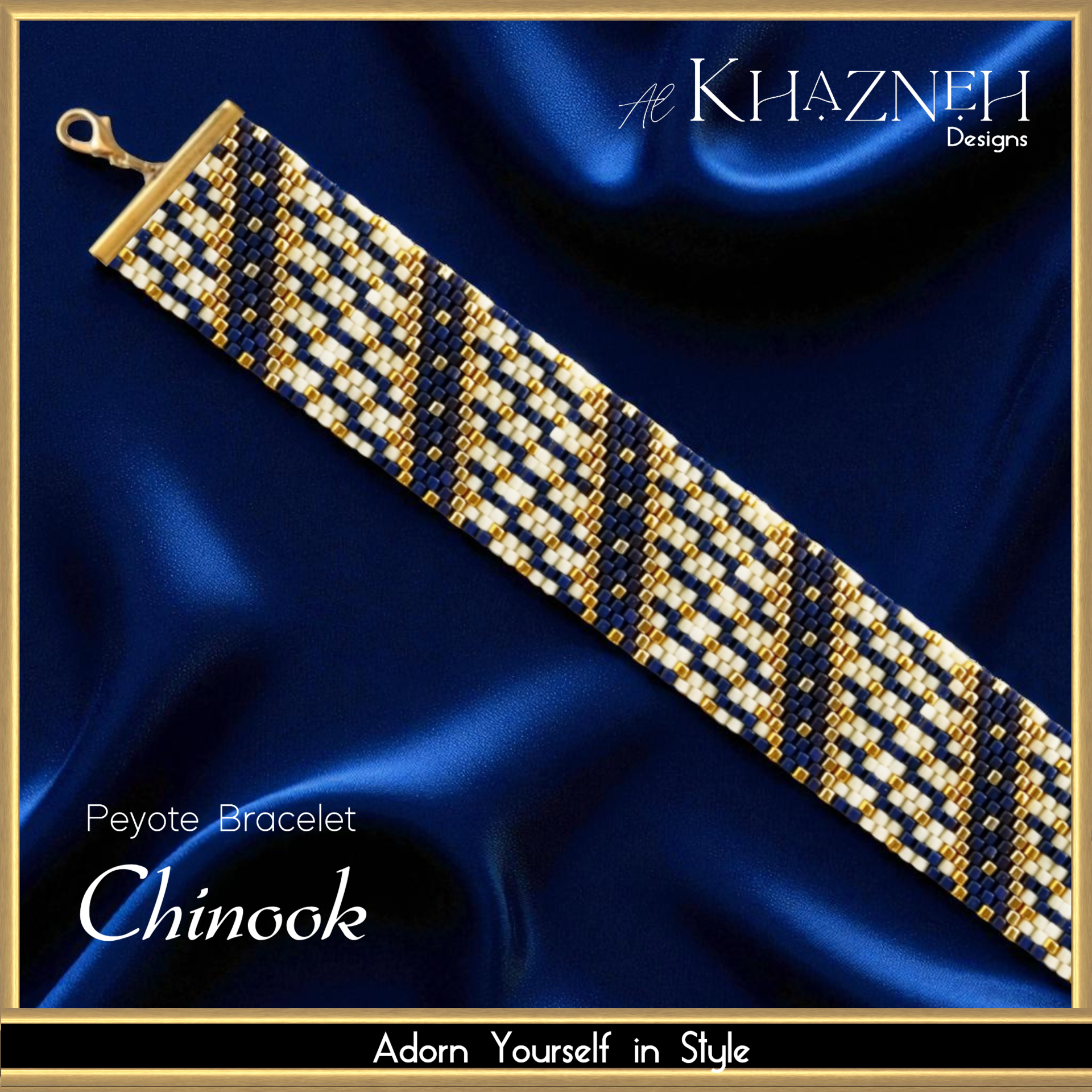 CHINOOK - Even Peyote Bracelet Pattern