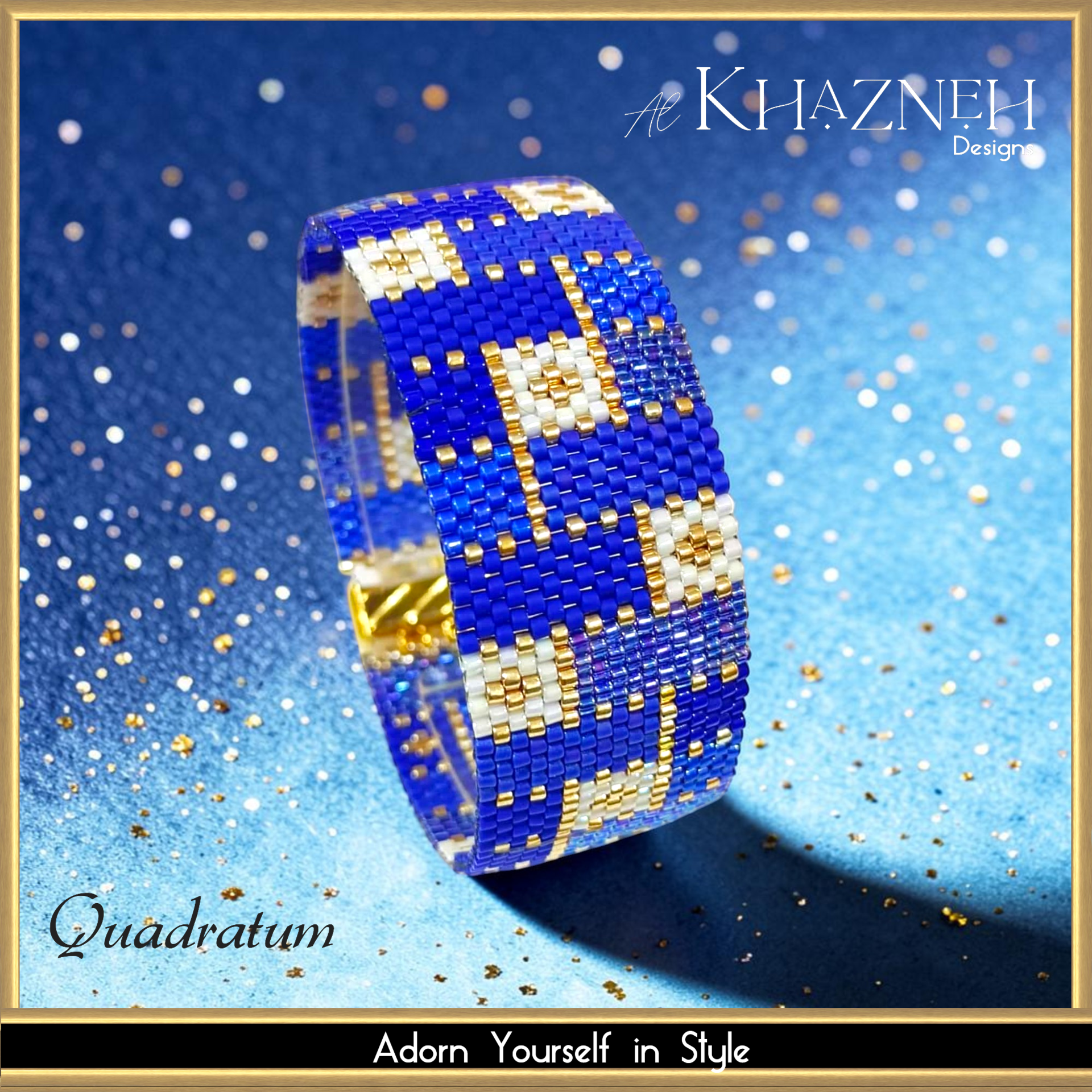 QUADRATUM - Odd Peyote Bracelet Pattern