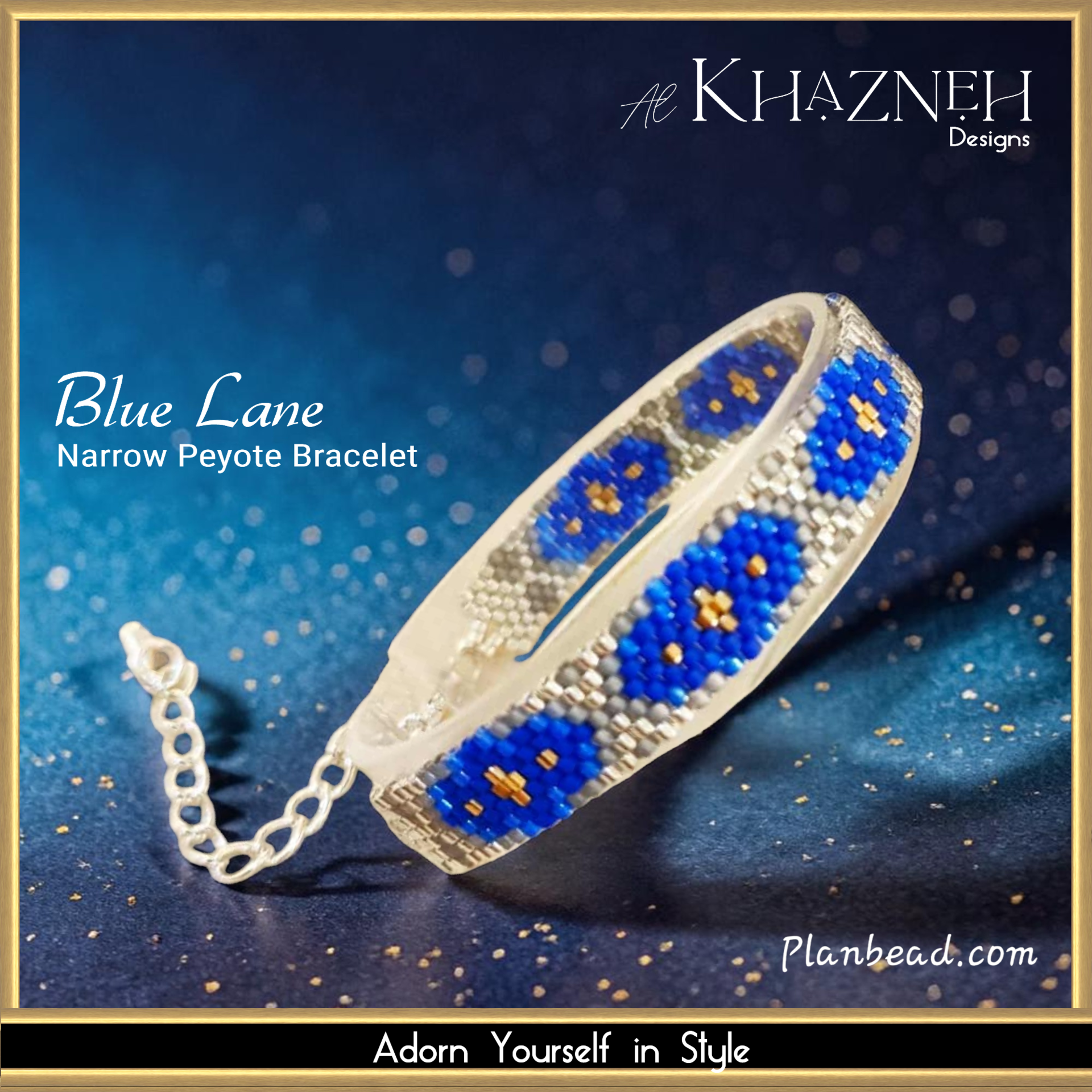 Narrow Bracelet BLUE LANE