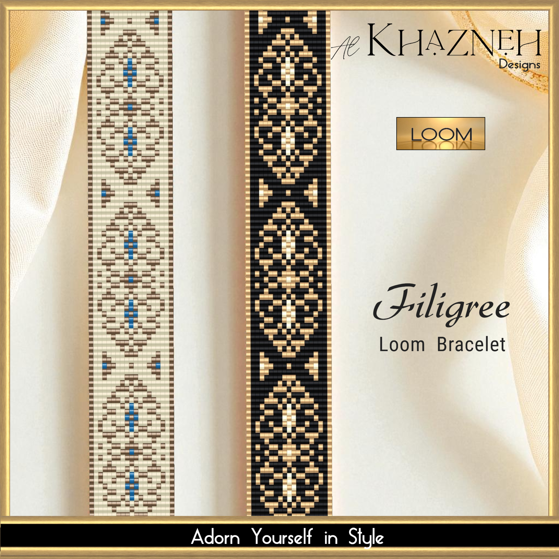 LOOM Bracelet Pattern "FILIGREE"