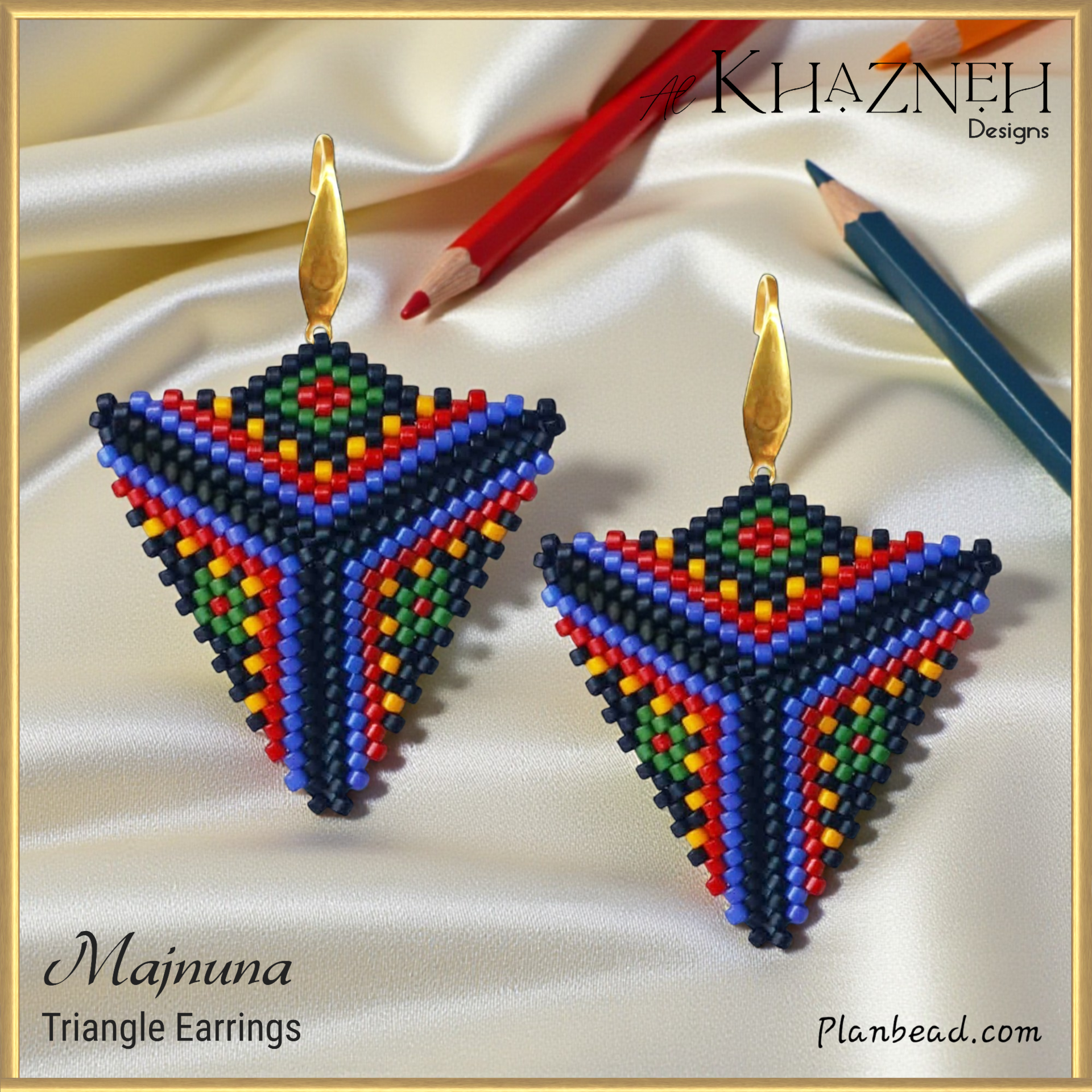 Triangle Earrings MAJNUNA