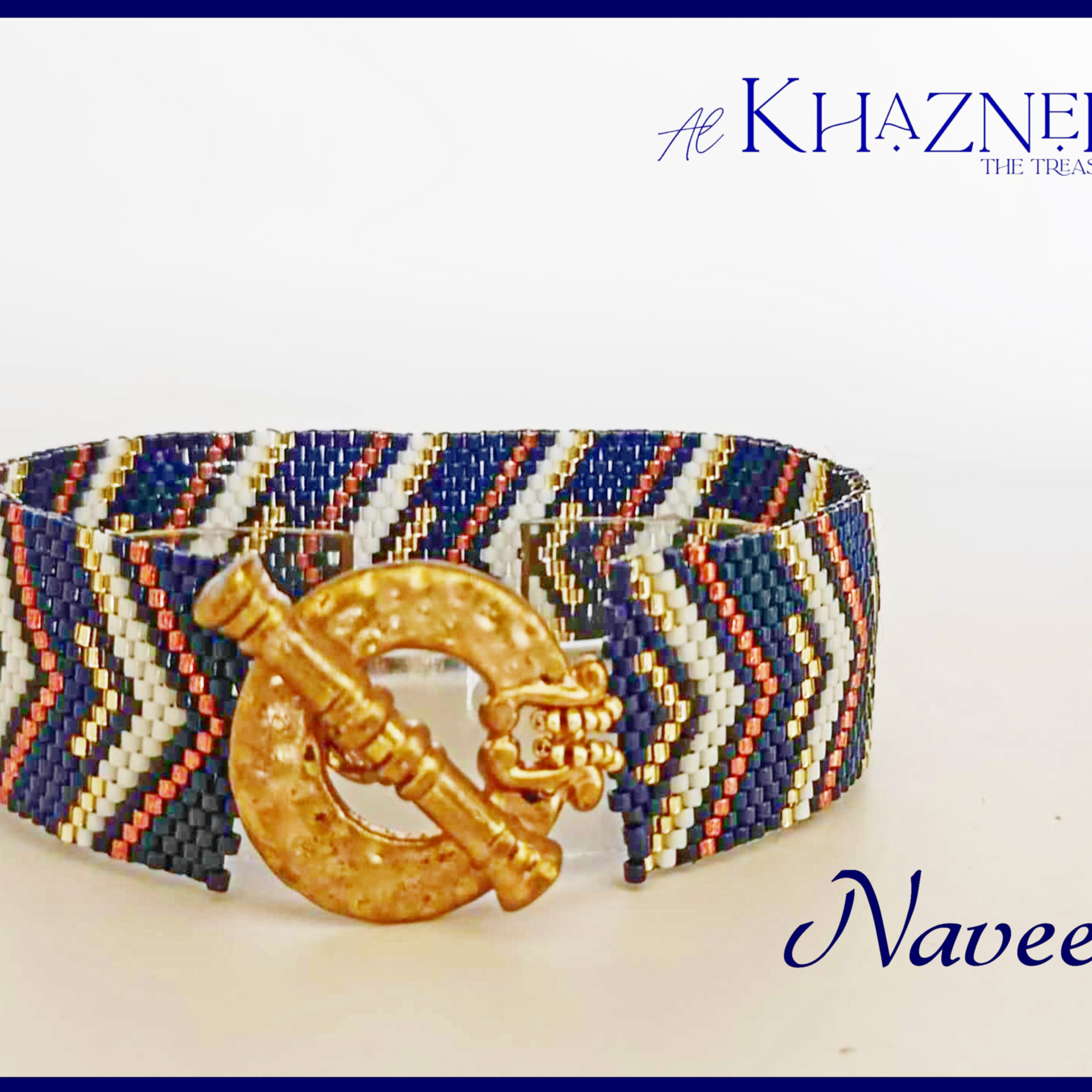 Odd Peyote Bracelet Pattern "NAVEEN"