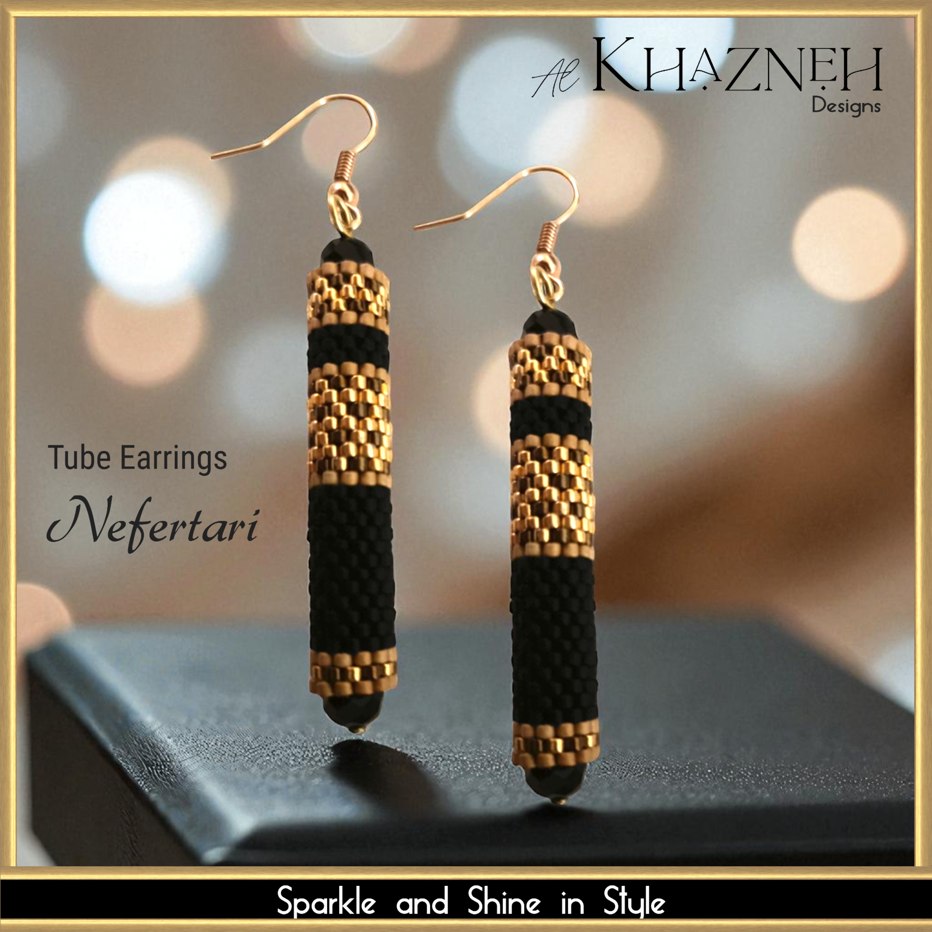 Tube Earrings NEFERTARI 