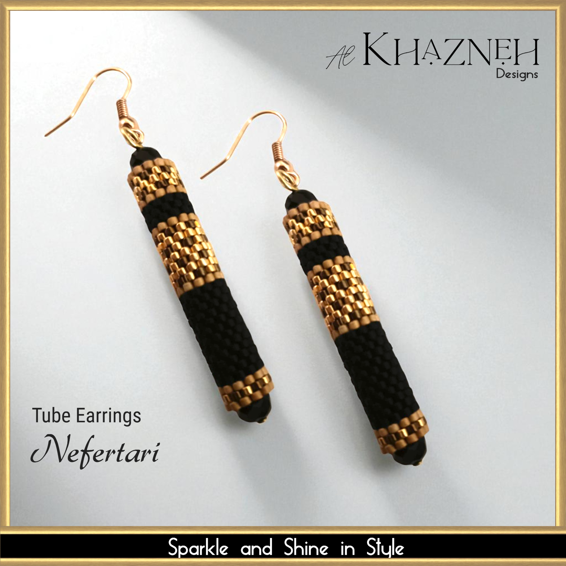 Tube Earrings NEFERTARI 