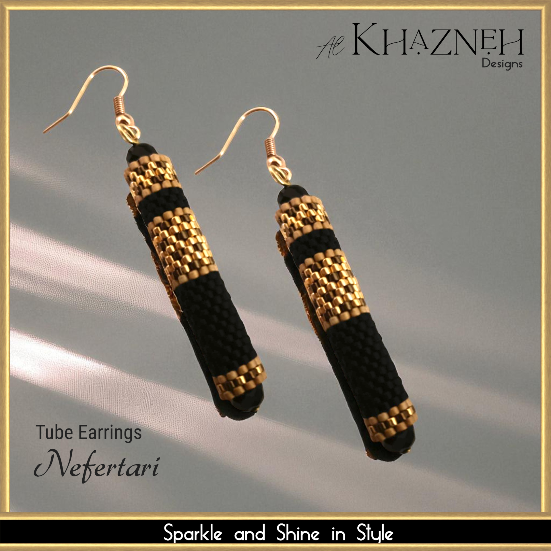 Tube Earrings NEFERTARI 