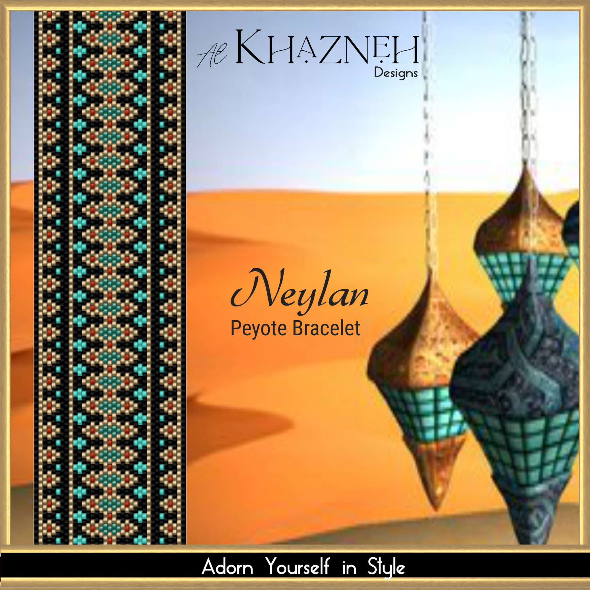 Peyote Bracelet Pattern "NEYLAN"