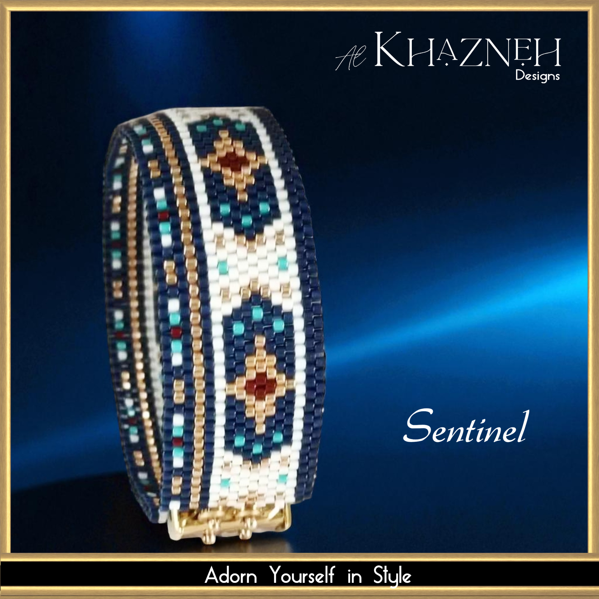 Even Peyote Bracelet Pattern SENTINEL