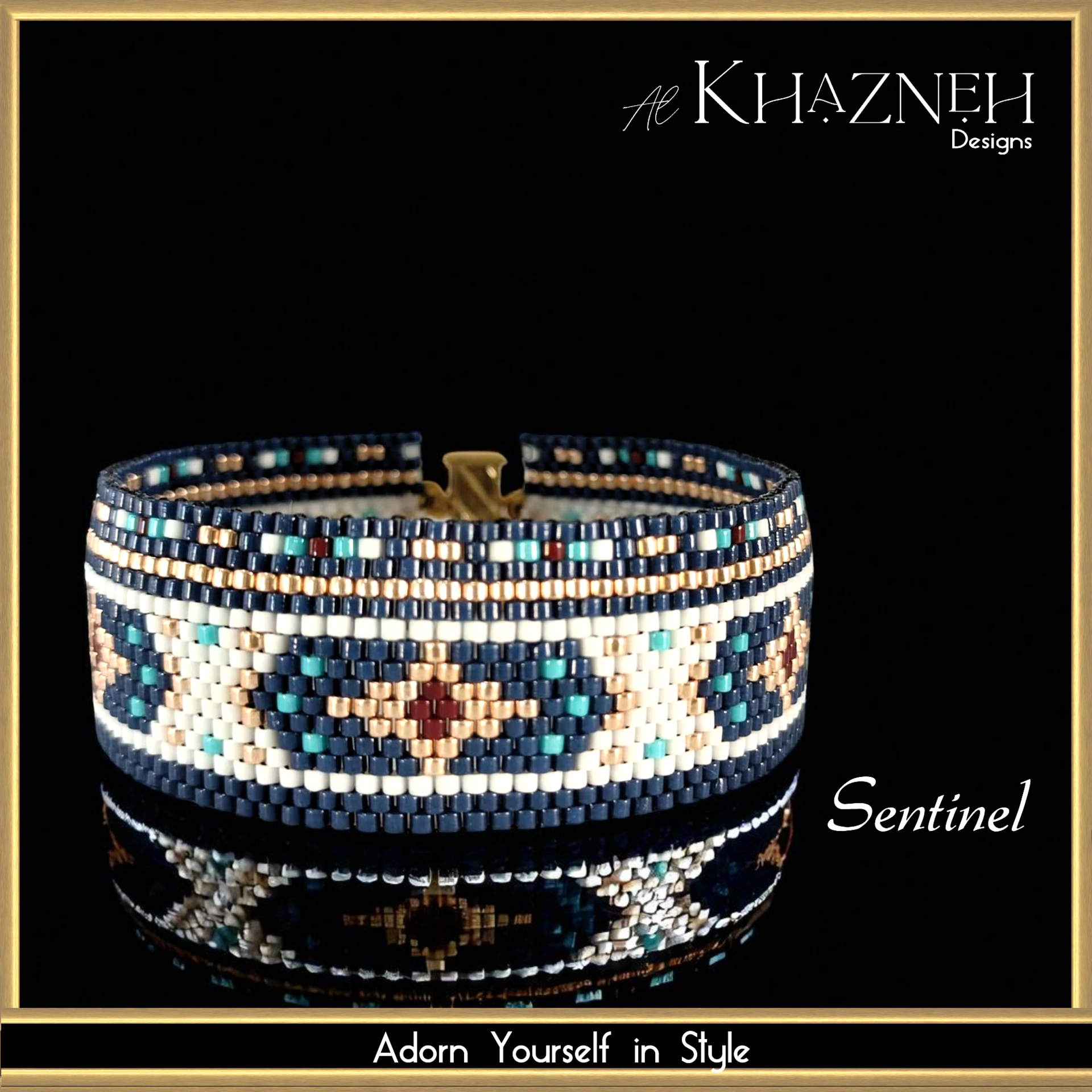 Even Peyote Bracelet Pattern SENTINEL