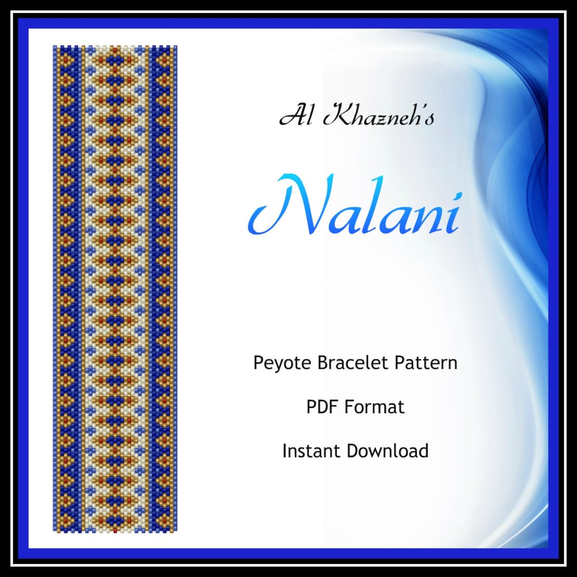 Odd Peyote Bracelet NALANI