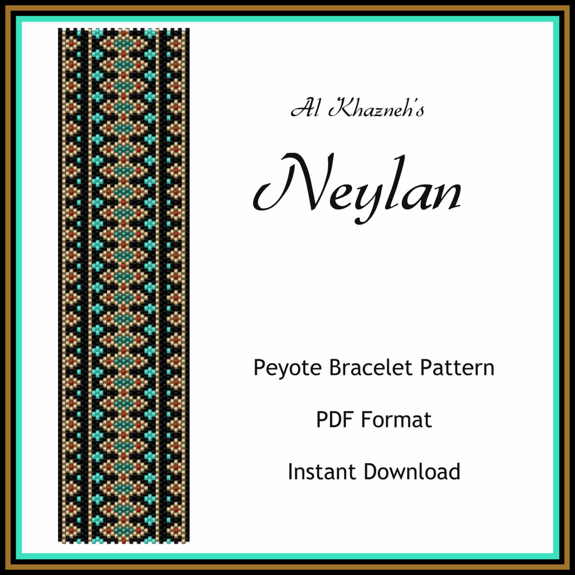 Peyote Bracelet Pattern "NEYLAN"