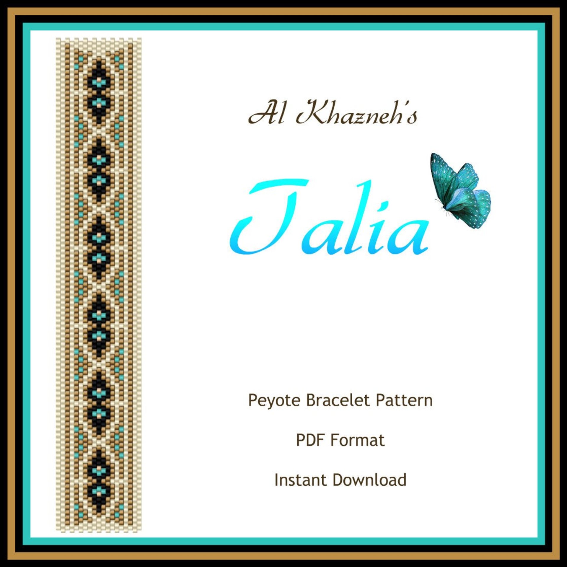 ODD Peyote Bracelet Pattern TALIA