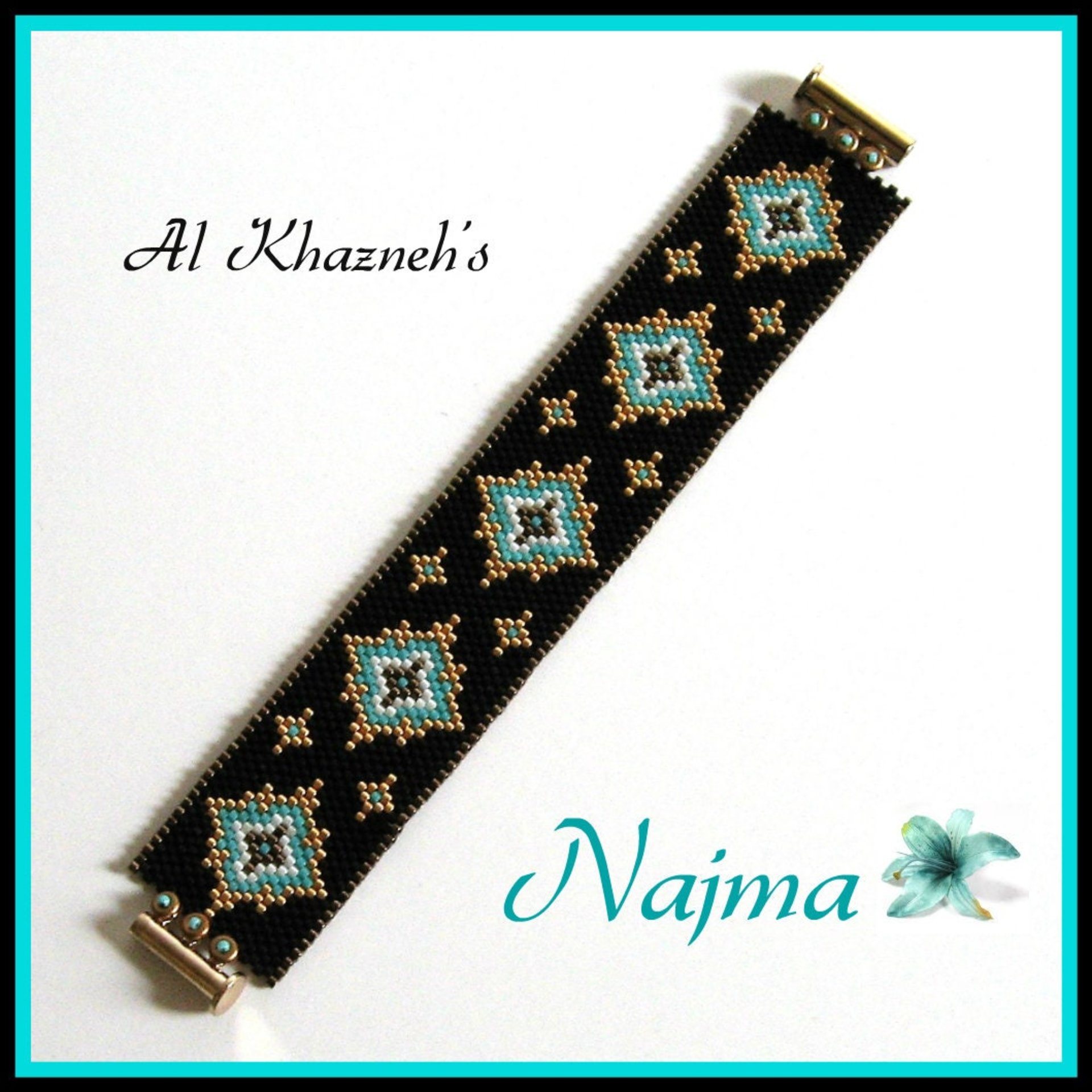 Peyote Bracelet Pattern NAJMA