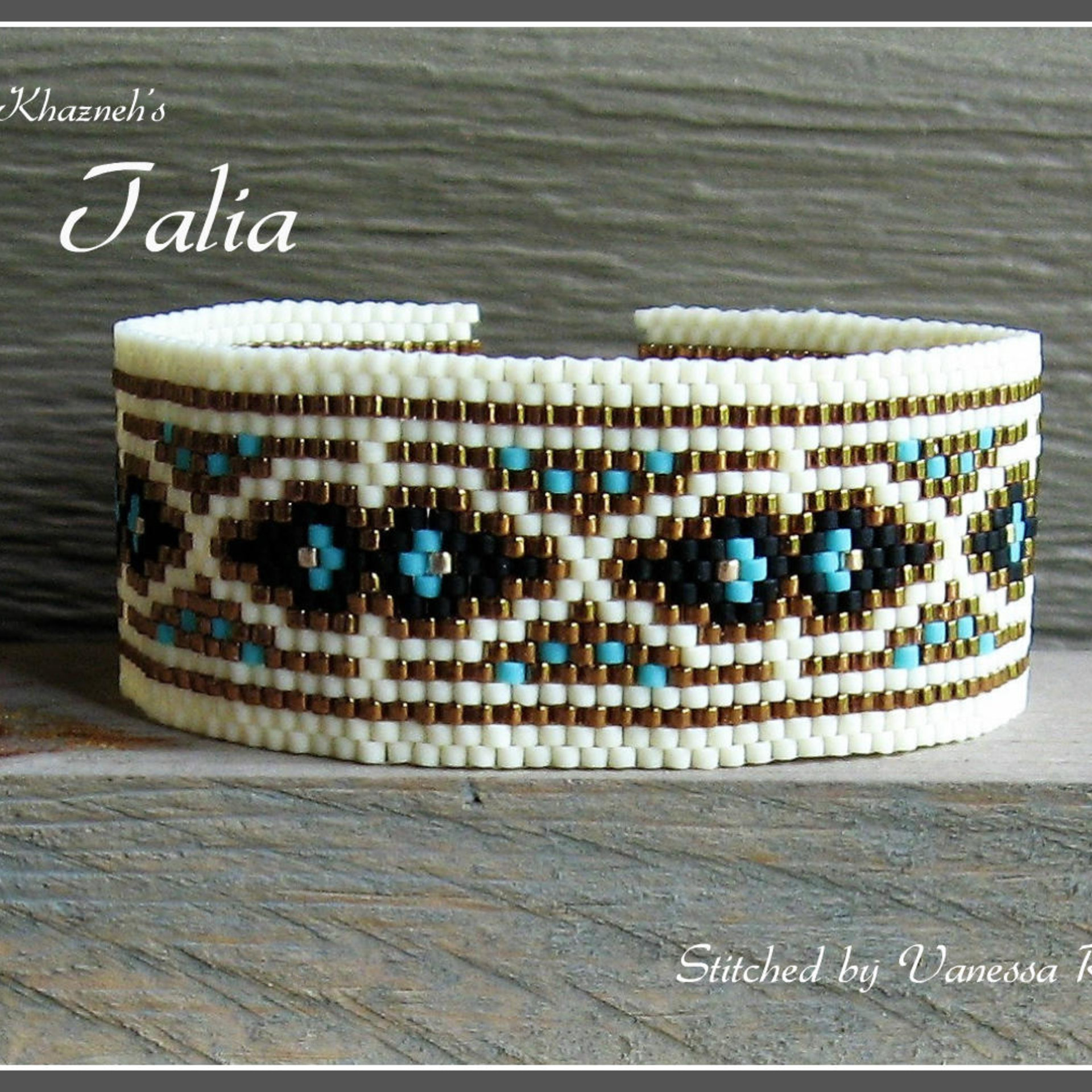ODD Peyote Bracelet Pattern TALIA
