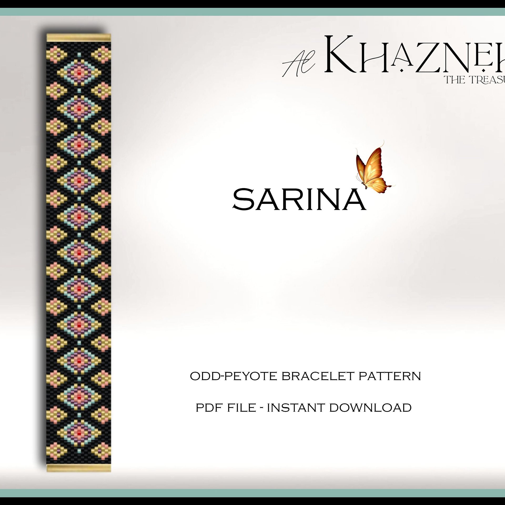 ODD Peyote Bracelet Pattern "SARINA"