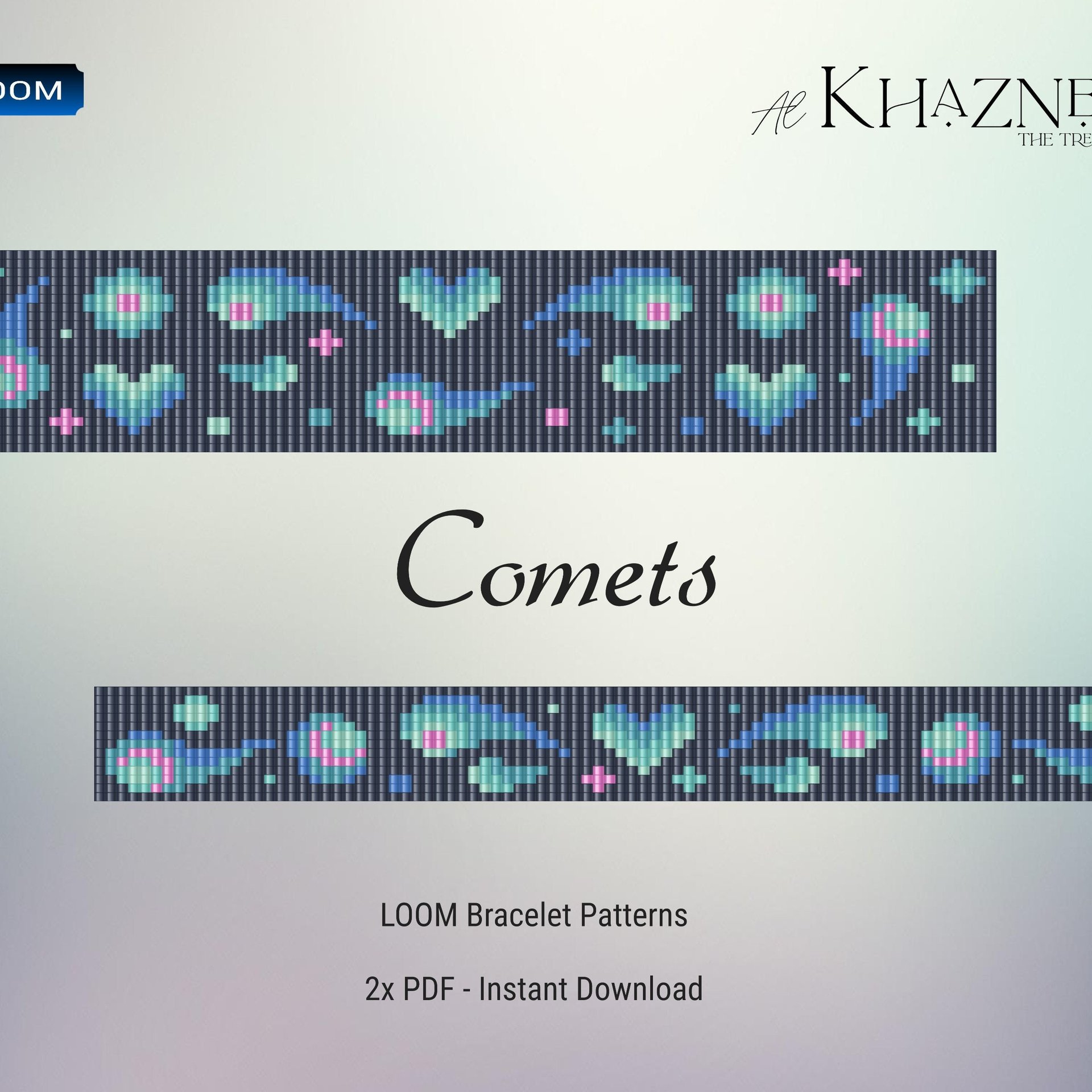 LOOM Bracelet Pattern "COMETS"